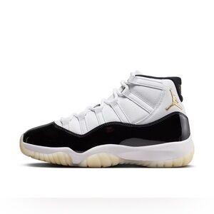 Nike Air Jordan 11 Retro “Gratitude / DMP” 2023 Youth 7Y Black White Gold